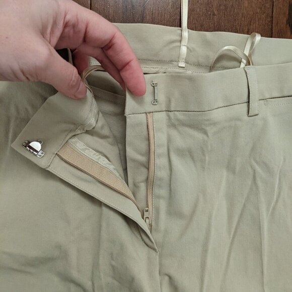 Jil Sander women's beige pants in size 38 cotton mix - Picture 4 of 8